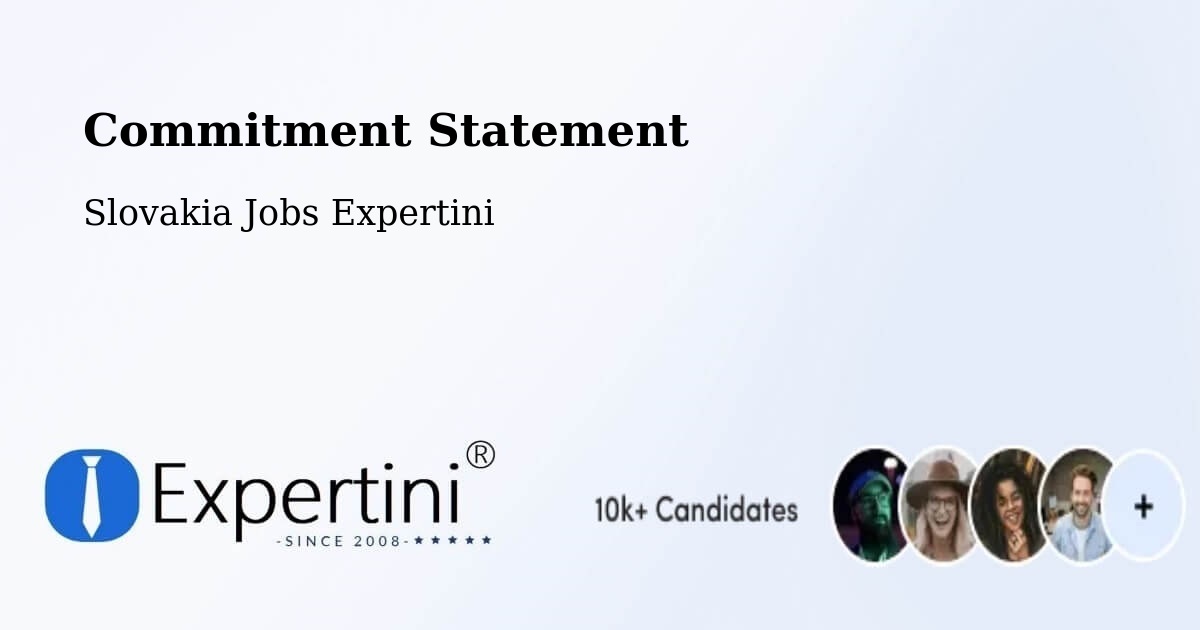 Corporate Commitment – Tlmače - Slovakia Jobs Expertini