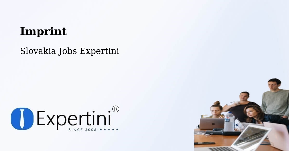 Imprint – Tlmače - Slovakia Jobs Expertini