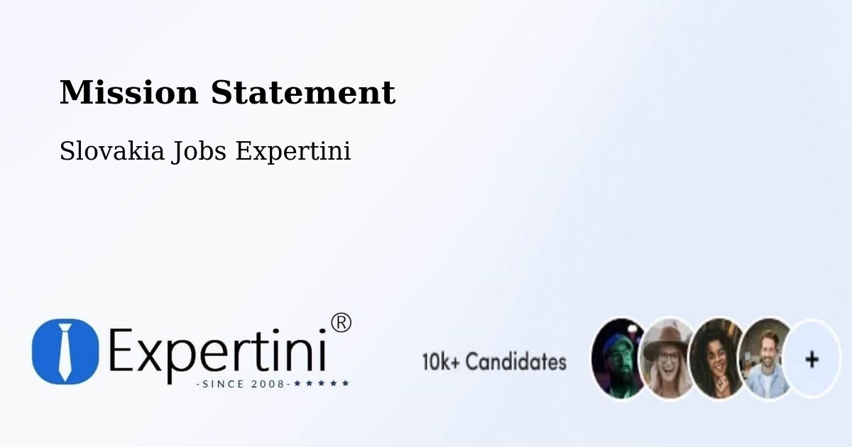 Corporate Mission – Tlmače - Slovakia Jobs Expertini