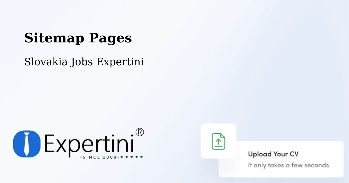 Sitemap Pages - Tlmače - Slovakia Jobs Expertini