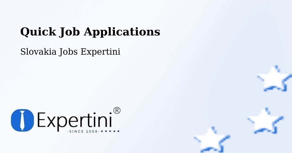 Quick Apply Feature – Tlmače - Slovakia Jobs Expertini