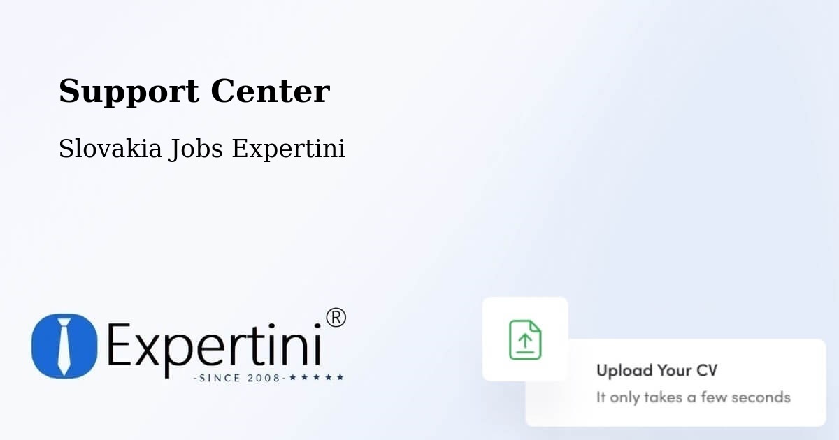 Support Services – Tlmače - Slovakia Jobs Expertini